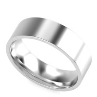 7mm Men's Classic Flat Band