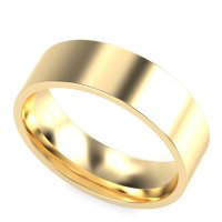 7mm Men's Classic Flat Band