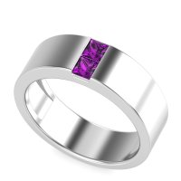 7mm Men's Classic Princess Cut Band