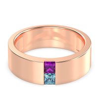 7mm Men's Classic Princess Cut Band