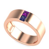 7mm Men's Classic Princess Cut Band