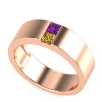 7mm Men's Classic Princess Cut Band
