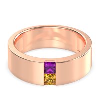 7mm Men's Classic Princess Cut Band