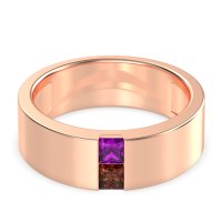 7mm Men's Classic Princess Cut Band
