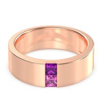 7mm Men's Classic Princess Cut Band