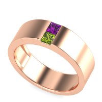 7mm Men's Classic Princess Cut Band