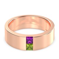 7mm Men's Classic Princess Cut Band
