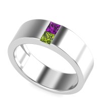 7mm Men's Classic Princess Cut Band