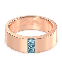 7mm Men's Classic Princess Cut Band