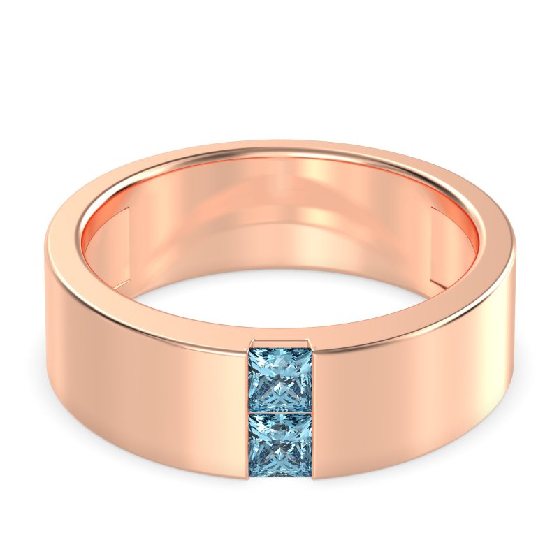 7mm Men's Classic Princess Cut Band