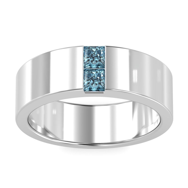 7mm Men's Classic Princess Cut Band