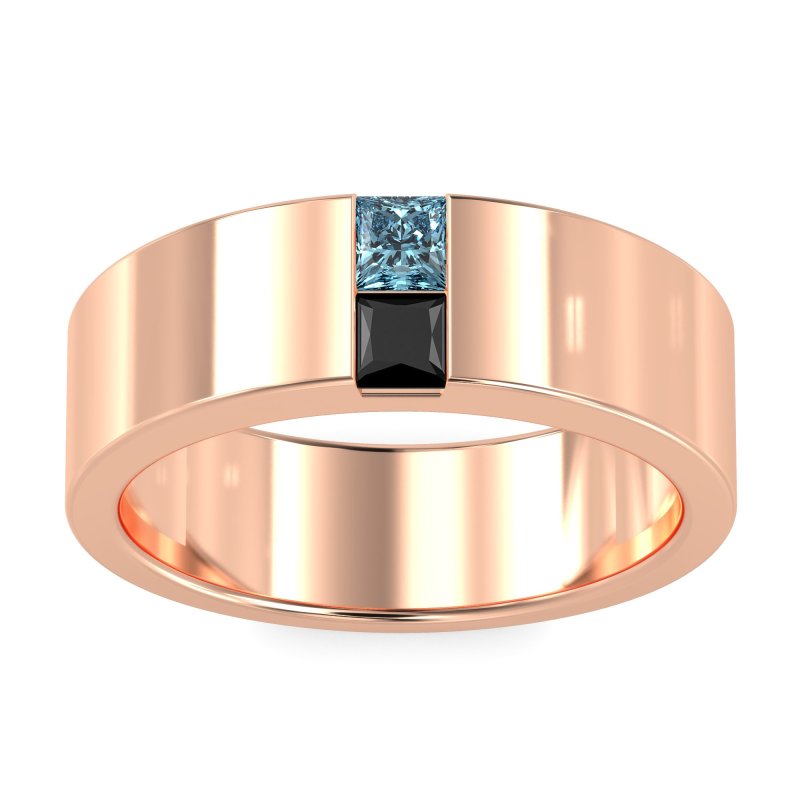 7mm Men's Classic Princess Cut Band