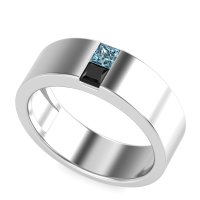 7mm Men's Classic Princess Cut Band