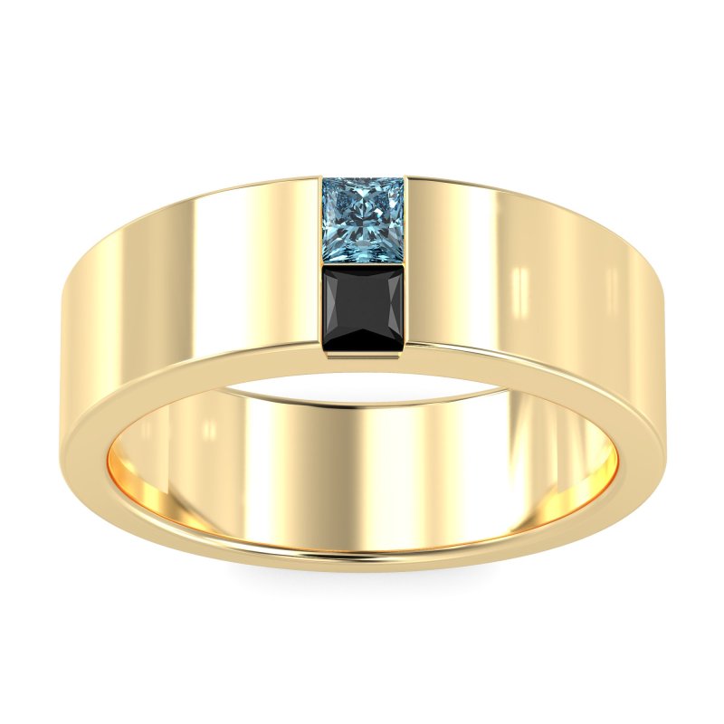 7mm Men's Classic Princess Cut Band