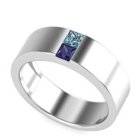 7mm Men's Classic Princess Cut Band