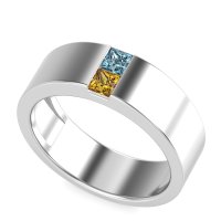 7mm Men's Classic Princess Cut Band