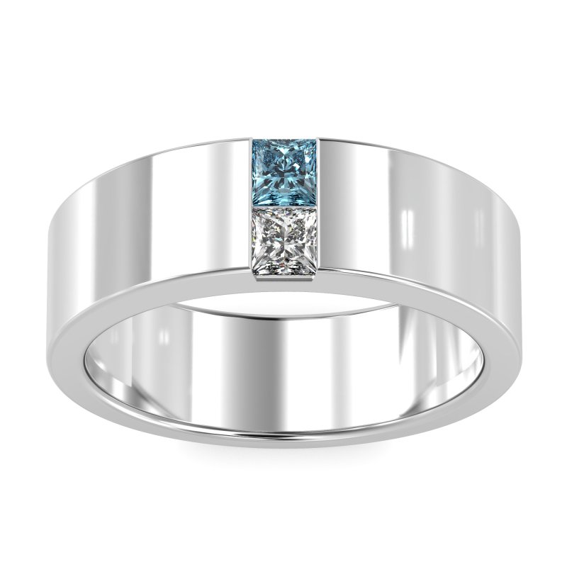 7mm Men's Classic Princess Cut Band