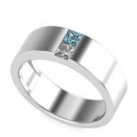 7mm Men's Classic Princess Cut Band