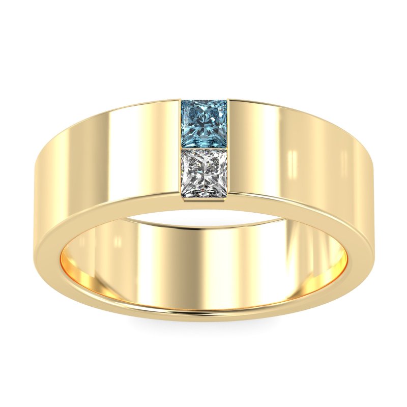 7mm Men's Classic Princess Cut Band