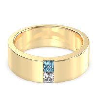 7mm Men's Classic Princess Cut Band