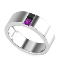 7mm Men's Classic Princess Cut Band