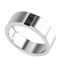 7mm Men's Classic Princess Cut Band