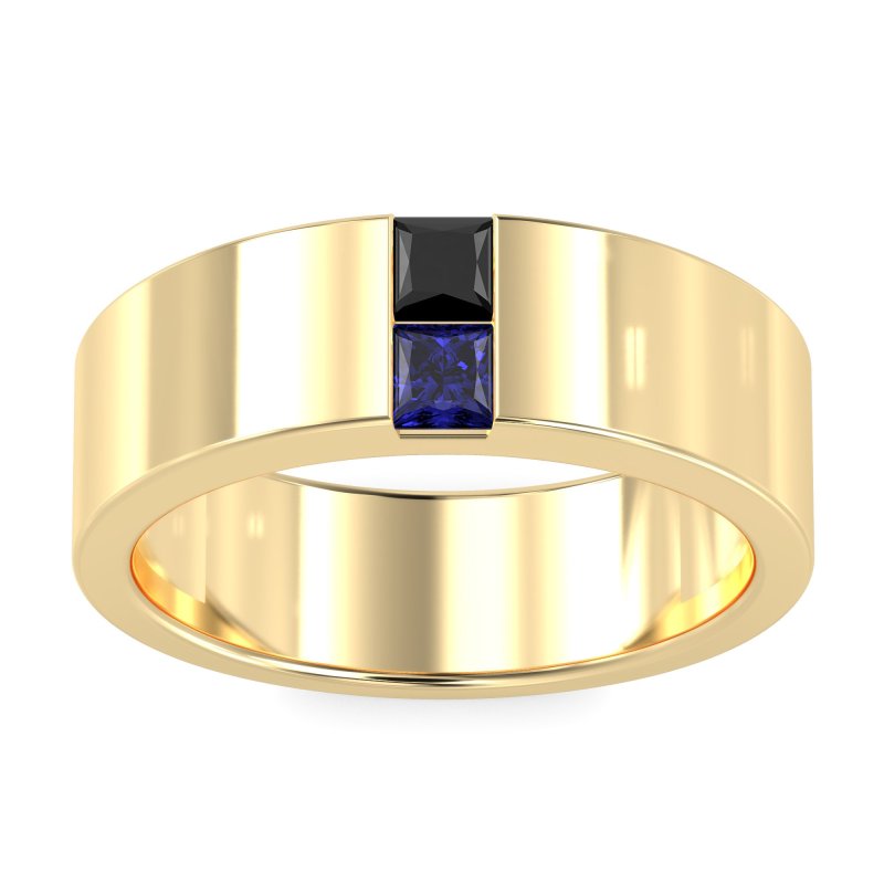 7mm Men's Classic Princess Cut Band