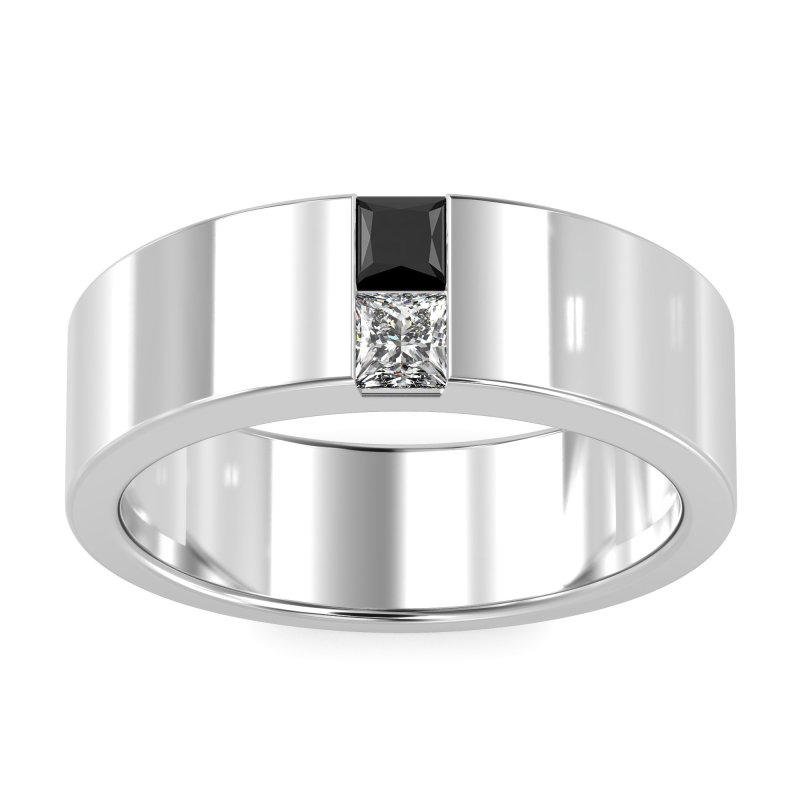 7mm Men's Classic Princess Cut Band