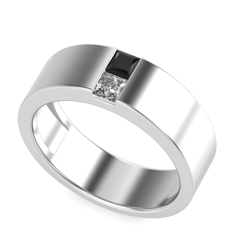 7mm Men's Classic Princess Cut Band
