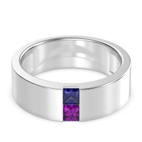 7mm Men's Classic Princess Cut Band