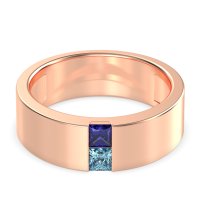 7mm Men's Classic Princess Cut Band