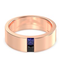 7mm Men's Classic Princess Cut Band