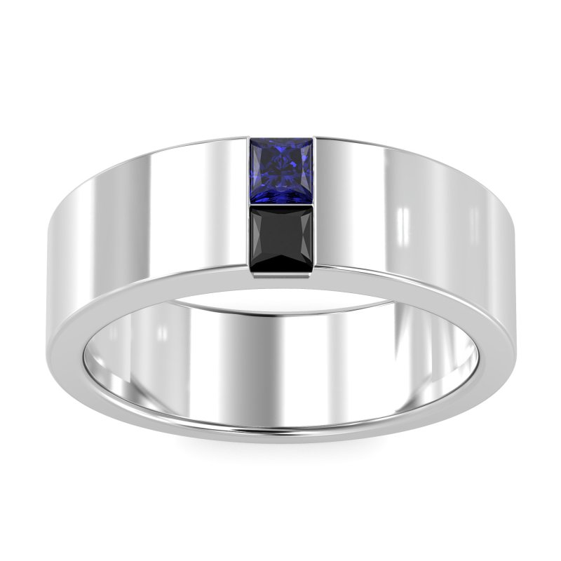 7mm Men's Classic Princess Cut Band