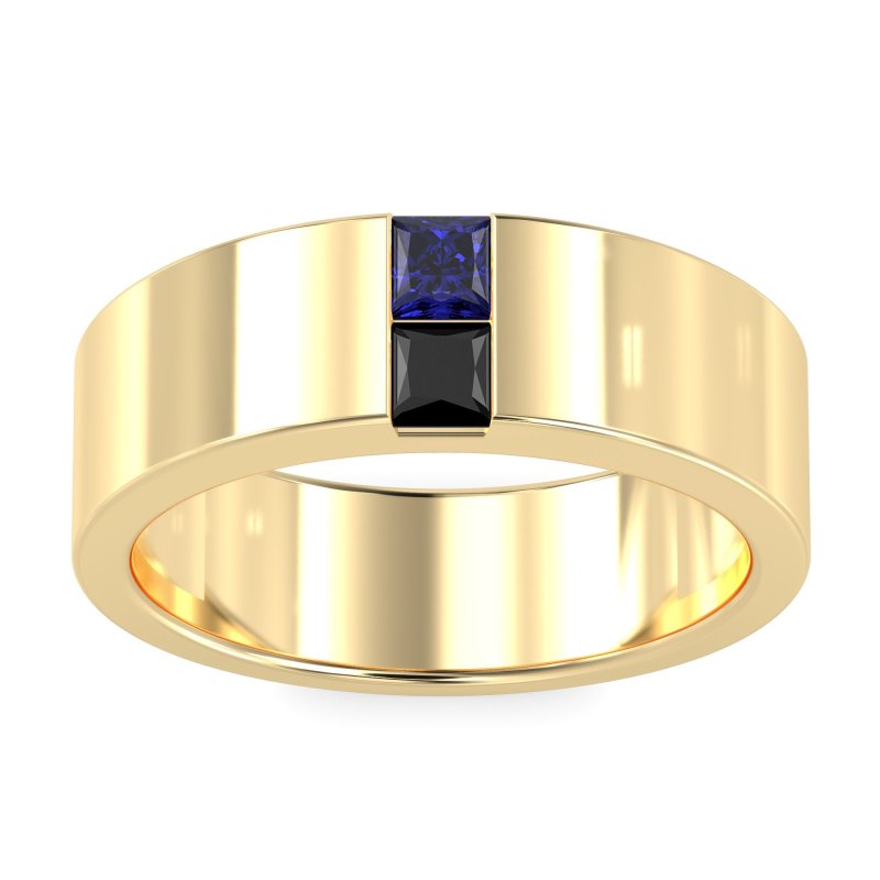 7mm Men's Classic Princess Cut Band