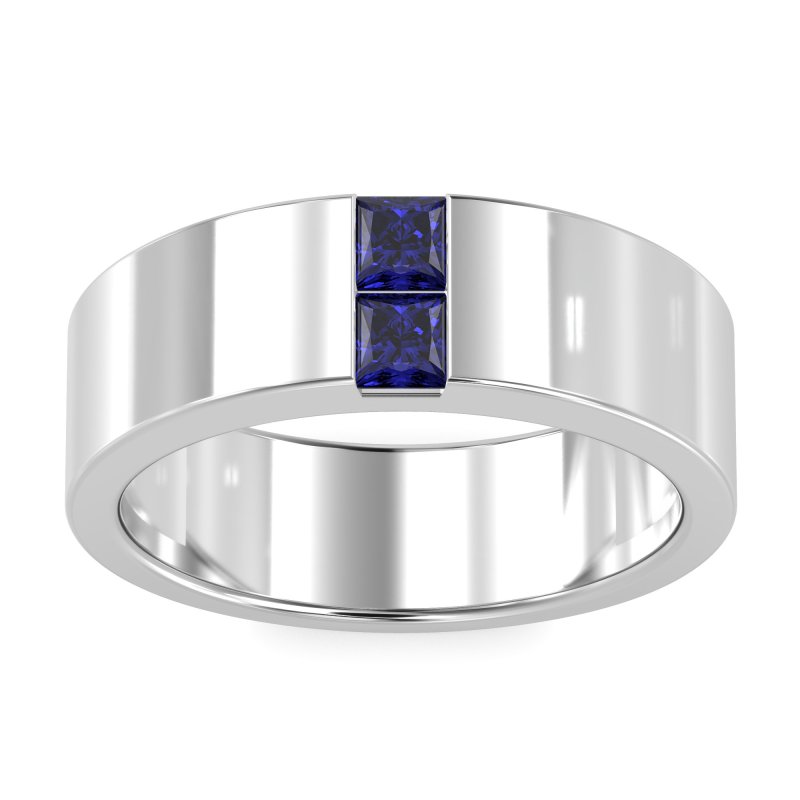 7mm Men's Classic Princess Cut Band