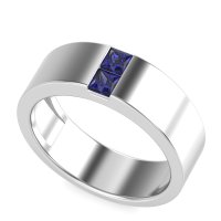 7mm Men's Classic Princess Cut Band
