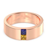 7mm Men's Classic Princess Cut Band