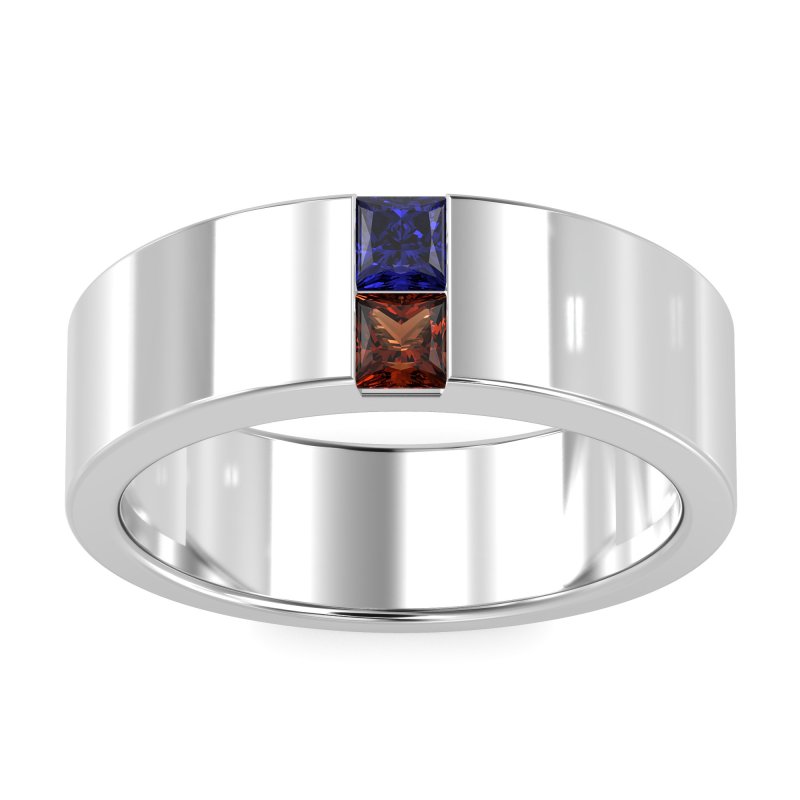 7mm Men's Classic Princess Cut Band