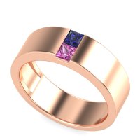 7mm Men's Classic Princess Cut Band