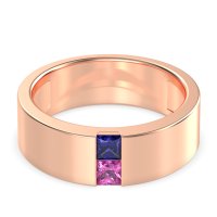 7mm Men's Classic Princess Cut Band