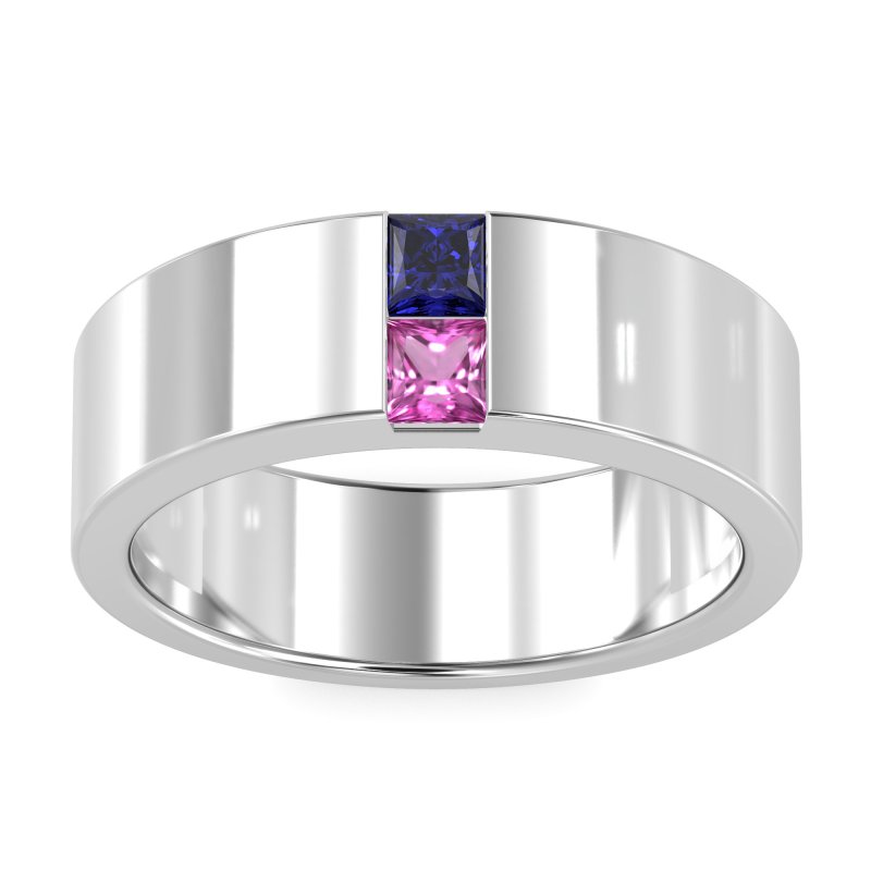 7mm Men's Classic Princess Cut Band