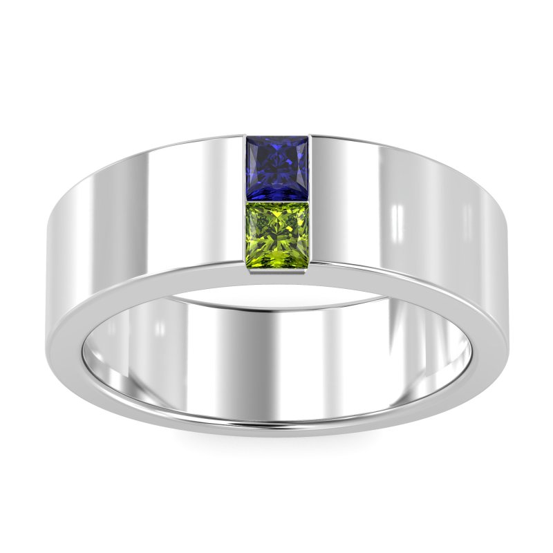 7mm Men's Classic Princess Cut Band