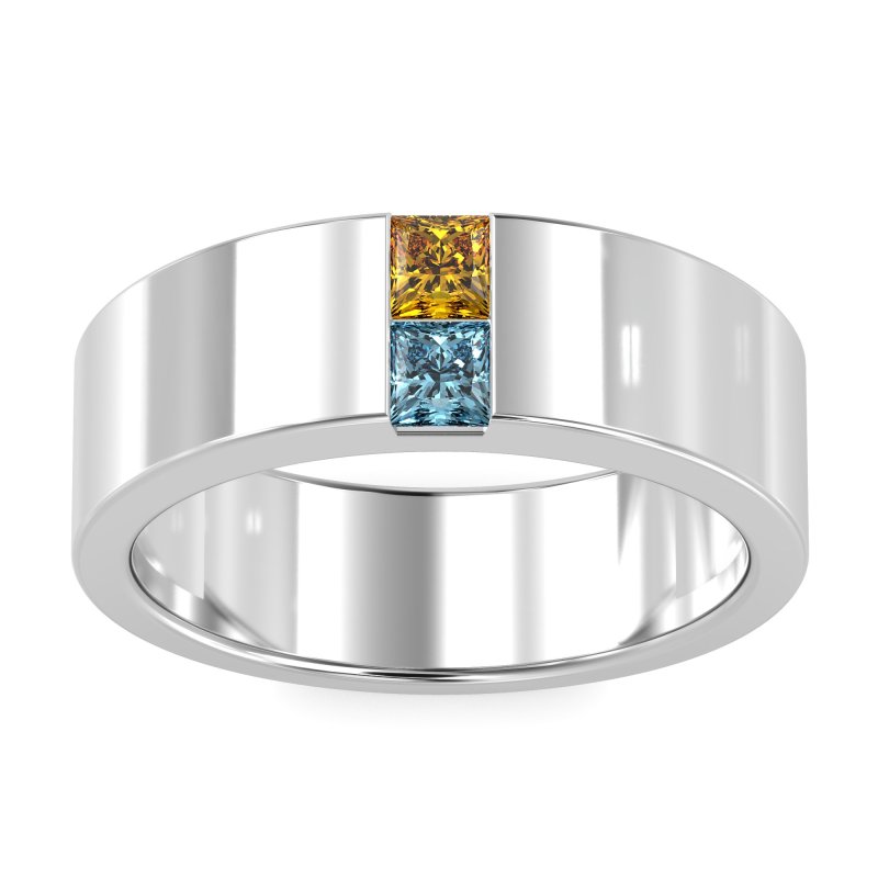 7mm Men's Classic Princess Cut Band