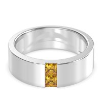 7mm Men's Classic Princess Cut Band