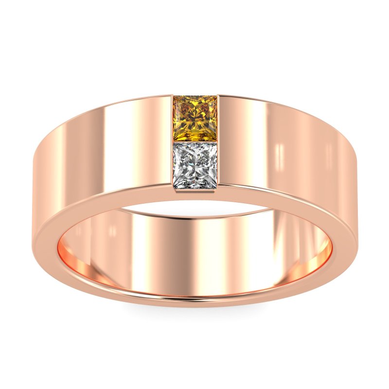 7mm Men's Classic Princess Cut Band