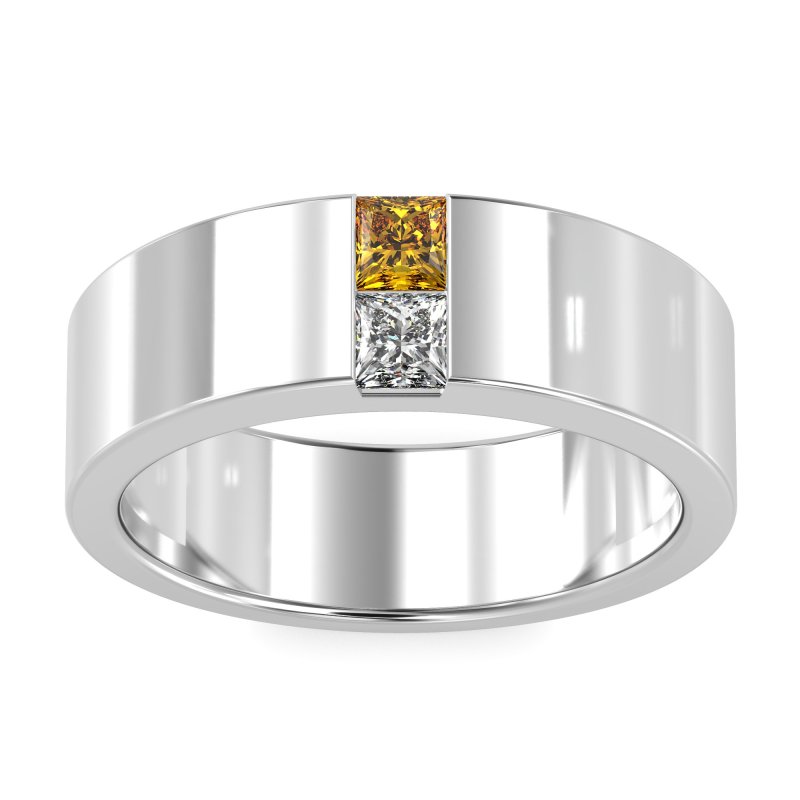 7mm Men's Classic Princess Cut Band