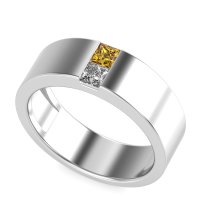 7mm Men's Classic Princess Cut Band