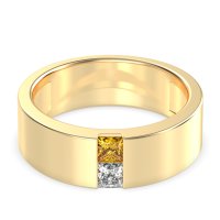7mm Men's Classic Princess Cut Band