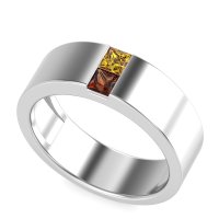 7mm Men's Classic Princess Cut Band