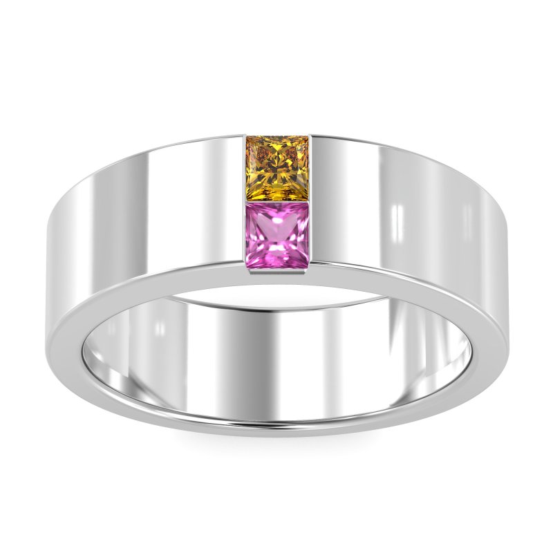 7mm Men's Classic Princess Cut Band